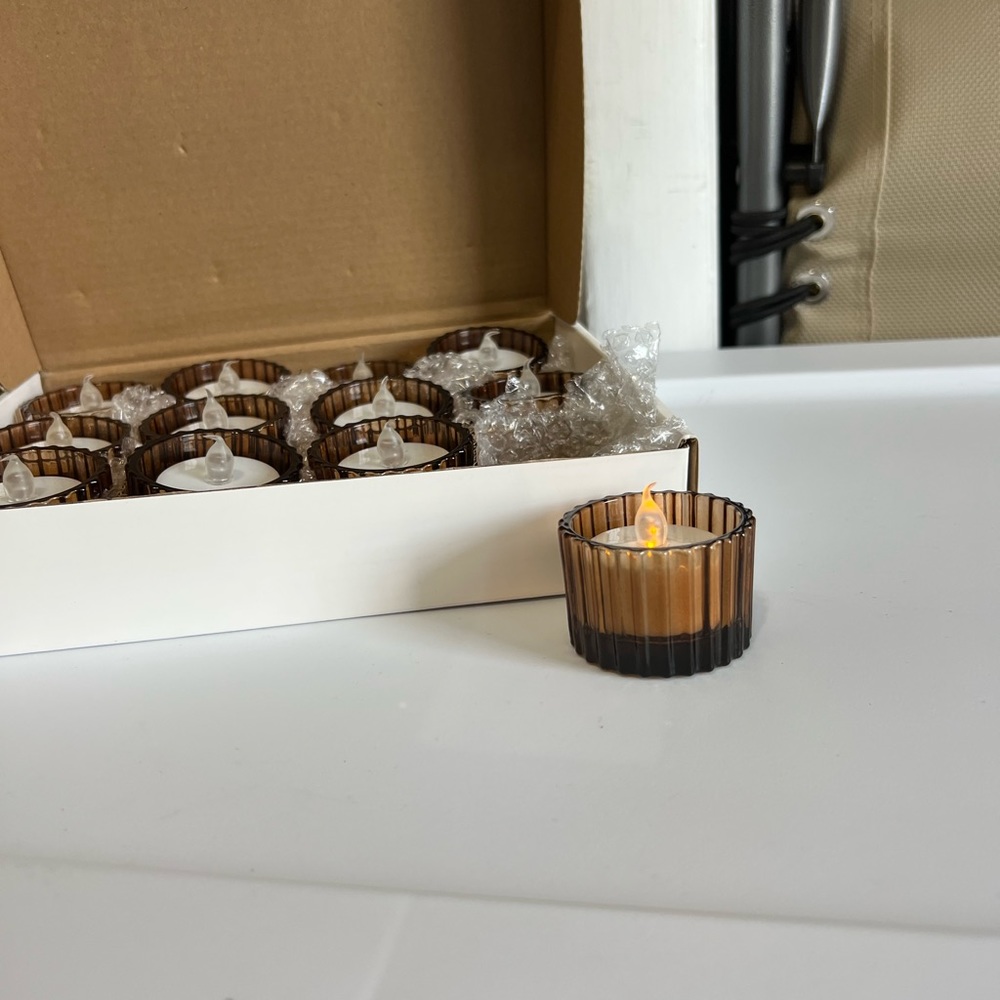 Tea lights and holders